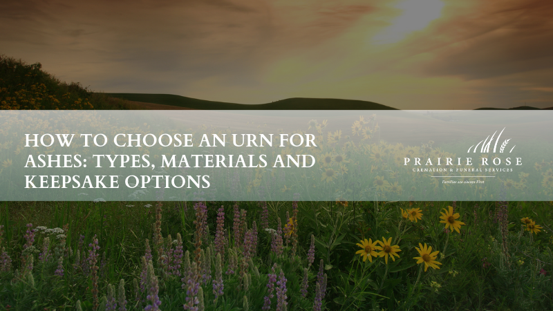 How to Choose an Urn for Ashes: Types, Materials and Keepsake Options